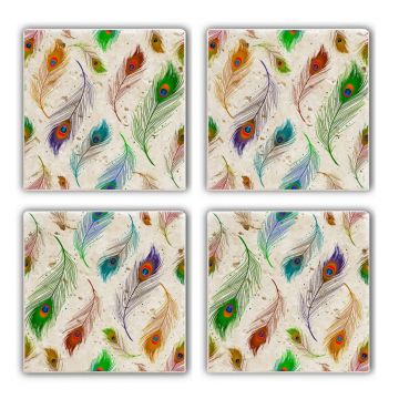 Set suporturi de pahare, Hermia, 366TYR1123, Multicolor