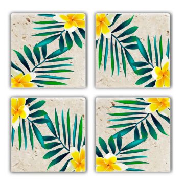 Set suporturi de pahare, Hermia, 366TYR1126, Multicolor