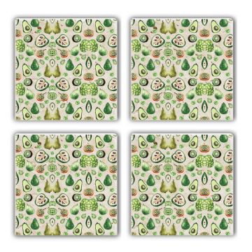 Set suporturi de pahare, Hermia, 366TYR1129, Multicolor