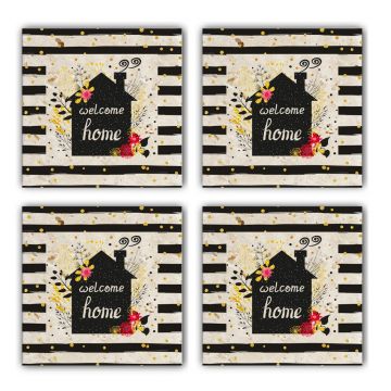 Set suporturi de pahare, Hermia, 366TYR1150, Multicolor