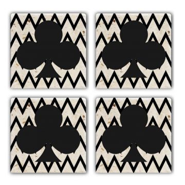Set suporturi de pahare, Hermia, 366TYR1158, Multicolor