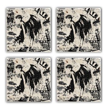 Set suporturi de pahare, Hermia, 366TYR1194, Multicolor