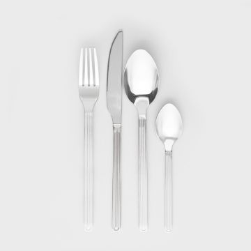 Set tacamuri 16 piese Roots, Homla, inox, argintiu
