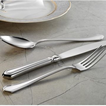 Set tacamuri, Hermia, 311MBL1711, OŢEL INOXIDABIL, Furculiță de desert: 17,2 x 3 cm (6 bucăți), Argintiu