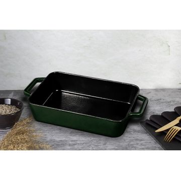 Tava de copt Berlinger Haus, Strong Mold, 30x20 cm, 3 L, fonta, verde