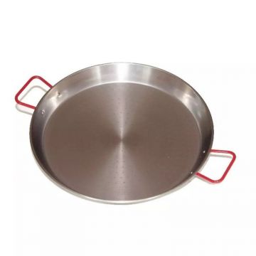 Tava pentru Paella, 36 cm, cu Manere, din Otel Lustruit, Perfect Home