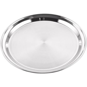 Tava Rotunda, din Inox, 40 cm, Grunberg