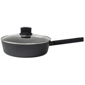 Tigaie Adanca din Aluminiu cu Capac, 24 cm, Z-line