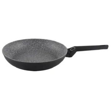 Tigaie Aluminiu, Interior granit, Compatibil Inductie, 26 cm, Maner Soft Touch