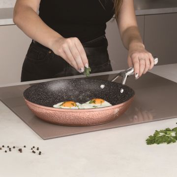 Tigaie Berlinger Haus, Hammered Copper, 28 cm, aluminiu forjat, cupru