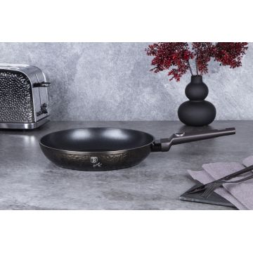 Tigaie Berlinger Haus, Primal Gloss, 28 cm, 2.4 L, aluminiu forjat, negru