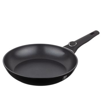 Tigaie cu maner detasabil Berlinger Haus, Black Vantage, 28 cm, 2.4 L, aluminiu forjat, negru lucios