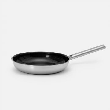Tigaie cu suprafață antiaderentă/cu suprafață ceramică din oțel inoxidabil ø 30 cm Lucca 4.0 – FABINI