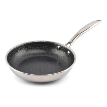 Tigaie cu suprafață antiaderentă din oțel inoxidabil ø 21,5 cm Fusion – BonBistro