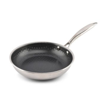 Tigaie cu suprafață antiaderentă din oțel inoxidabil ø 21,5 cm Fusion – BonBistro