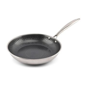 Tigaie cu suprafață antiaderentă din oțel inoxidabil ø 25,5 cm Fusion – BonBistro
