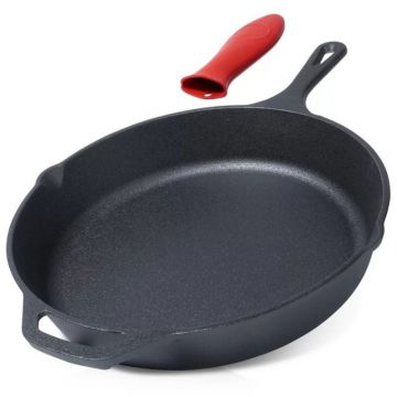 Tigaie din Fonta, Protectie din Silicon pentru Maner, 30 cm