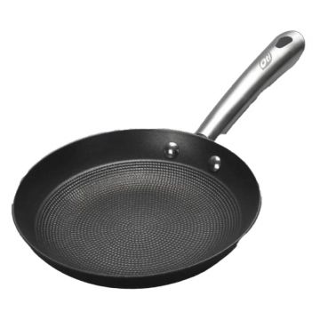 Tigaie din Fonta Tip Fagure, Diametru 28 cm, Negru