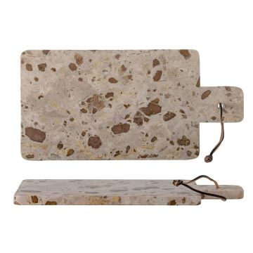 Tocator, Bloomingville, Nukaka, 40x20x1.5 cm, marmura, maro