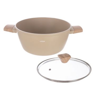 Cratiță cu capac/cu suprafață ceramică 6,6 l Ecrina – Orion