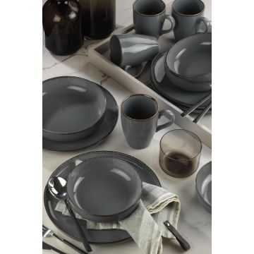 Serviciu de masă 16 bucăți MOD16Y2730P01, Albastru - Albastru