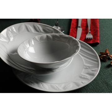 Serviciu de masă 18 bucăți FNT18Y100, Alb - Alb