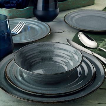 Serviciu de Masa (18 Pieces), Albastru - Albastru