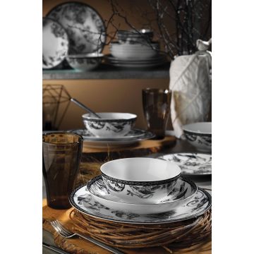 Serviciu de masă 24 bucăți ZG24Y2420939012, Multicolor - Multicolor