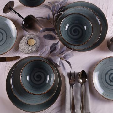 Serviciu de Masa (24 Pieces), Multicolor - Multicolor