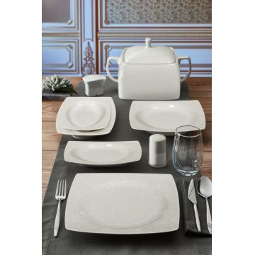 Serviciu de masă 62 bucăți GBSCR62KYT8306109, Multicolor, 18x29 cm - Multicolor