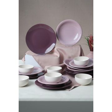 Set de cină din ceramică, Multicolor, 26 cm - Multicolor