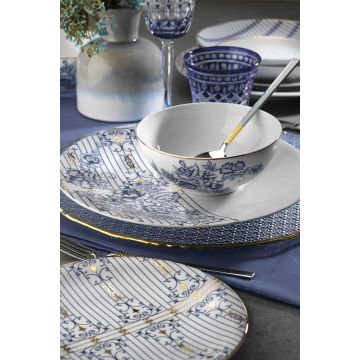 Set de cină, Multicolor, 25x3x25 cm - Multicolor