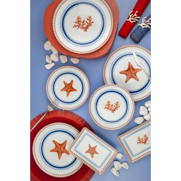 Set de cină, Multicolor, 27 cm - Multicolor