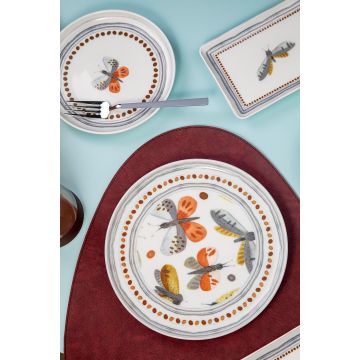 Set de cină, Multicolor, 27 cm - Multicolor