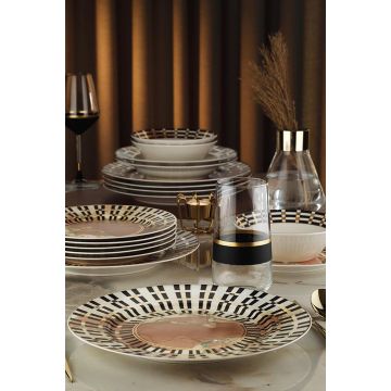Set de cină, Multicolor, 27 cm - Multicolor