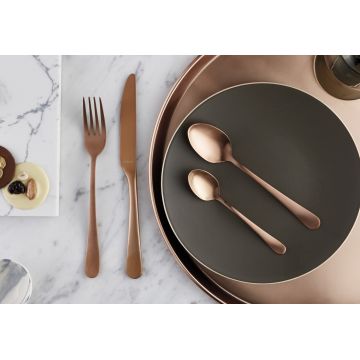 Set tacamuri, 24 piese, Amefa, Austin Copper, inox, cupru