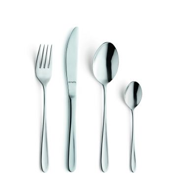 Set tacamuri 24 piese, Amefa, Monaco, inox