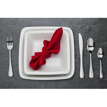 Set tacamuri 24 piese New York, Heinner, inox, argintiu