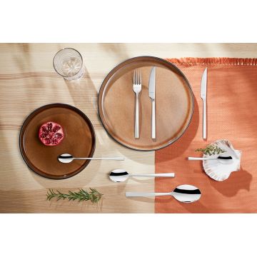 Set tacamuri, 42 piese, Amefa, Manille All You Need, inox, argintiu