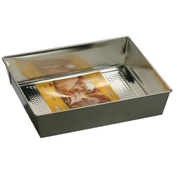 Tava de copt cu baza detasabila, Snb, 28x23.5 cm, aluminiu