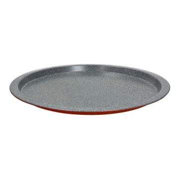 Tava de copt pizza, Tognana, Natlo Vintage, otel carbon, rosu