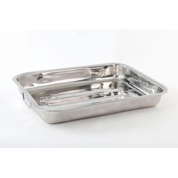 Tava din inox pentru cuptor Vanora, 40x30x24cm, inox