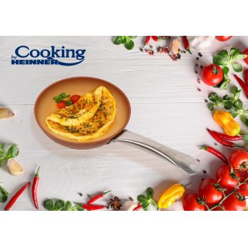 Tigaie Ceramica Do Brazil, Cooking by Heinner, 18x4 cm, aluminiu