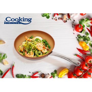 Tigaie Ceramica Do Brazil, Cooking by Heinner, 24x5 cm, aluminiu