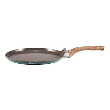 Tigaie pentru clatite Green Nature, Heinner, 28x1.5 cm, aluminiu turnat