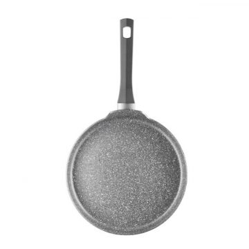 Tigaie pentru clatite Silverstone, Ambition, 26 cm, aluminiu, invelis Qualum Basic Stone