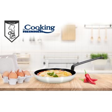 Tigaie profesionala, Cooking by Heinner, 24x5 cm, aluminiu presat