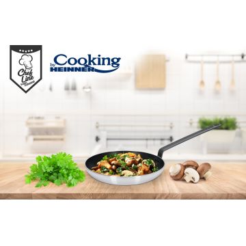 Tigaie profesionala, Cooking by Heinner, 32x6 cm, aluminiu presat