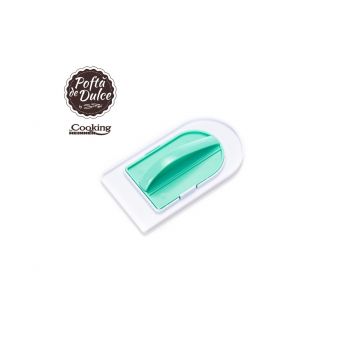 Ustensila de nivelare fondant si martipan 2 in 1 by Simona Pope, Heinner Home, plastic, turcoaz/alb