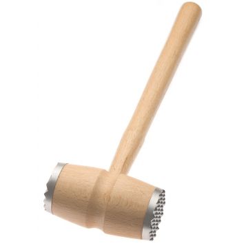 Ciocan fragezire carne Practic, 29 cm, lemn/cap din aluminiu
